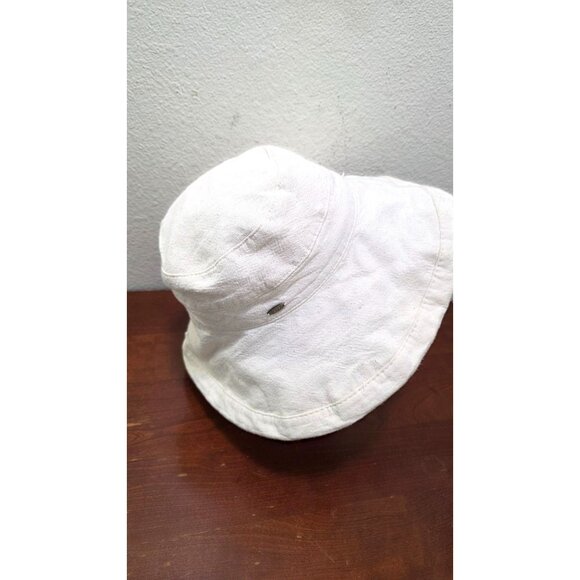 Scala Womens Natural Cotton Wide Brim Sun Hat - Picture 2 of 5